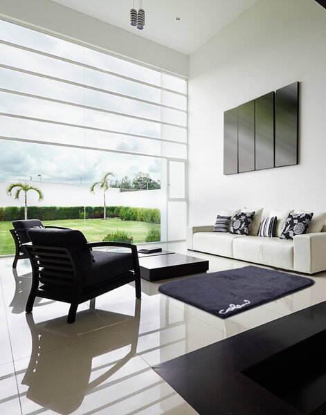 GRUND Kúpeľňový koberec Colani 40 antracit Rozmer: 60x100 cm