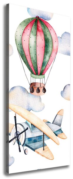 Foto obraz na plátne Balóny a lietadlá