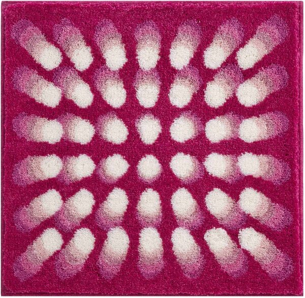 GRUND Kúpeľňový koberec KARIM 07 ružový Rozmer: 60x60 cm