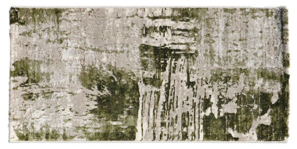 PLOCHO TKANÝ KOBEREC, 160/230 cm zelená, biela, béžová - Koberce