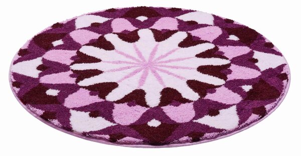 GRUND Mandala koberec KNOWLEDGE fialová Rozmer: ø 80 cm