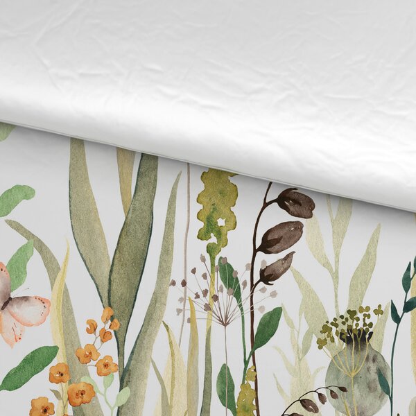 OBOJSTRANNÁ POSTEĽNÁ BIELIZEŇ, satén, zelená, 200/200 cm Esposa - Obliečky & plachty