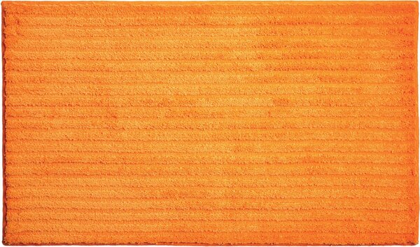 GRUND Kúpeľňový koberček RIFFLE oranžový Rozmer: 70x120 cm