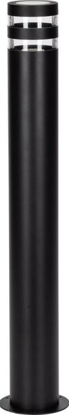 Vonkajšia lampa RINO 1xE27/12W/230V IP54 74 cm čierna