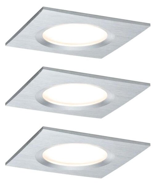 Paulmann 93895 - SADA 3xLED/6W IP44 Stmievateľné podhľadové svietidlo NOVA 230V