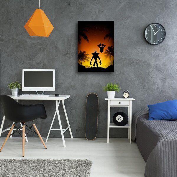 Obraz na plátne Tieň hernej postavy - DDJVigo Rozmery: 40 x 60 cm