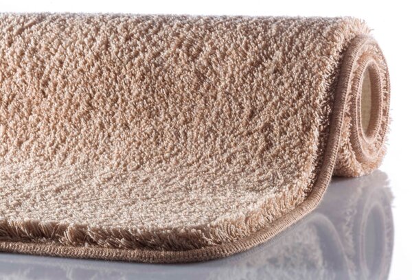 GRUND Kúpeľňový koberček MELANGE béžový Rozmer: 47x50 cm - na poklop WC alebo ako sedadlo na stoličku