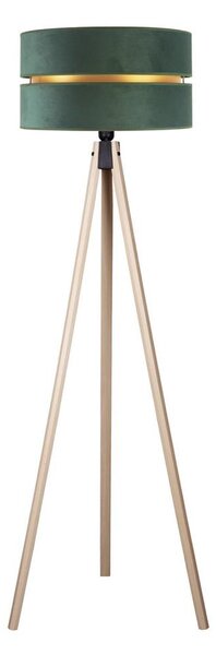 Duolla - Stojacia lampa DUO 1xE27/60W/230V pr. 44 cm zelená/béžová