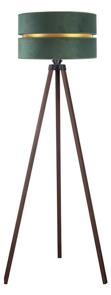 Duolla - Stojacia lampa DUO 1xE27/60W/230V pr. 44 cm zelená/hnedá