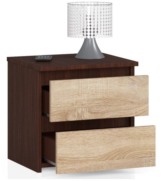 Nočný stolík CL2 2SZ CLP wenge / sonoma