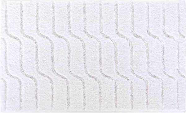 GRUND Kúpeľňový koberec VOGUE biely Rozmer: 60x100 cm