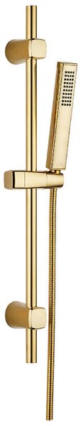 Laveo Pola, sprchový stĺp s ručnou sprchovou súpravou, 1 funkcia, zlatá lesklá, LAV-NAP_G1A1