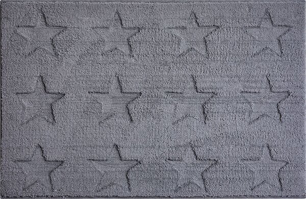 GRUND Kúpeľňová predložka STARS sivá 60x90 cm