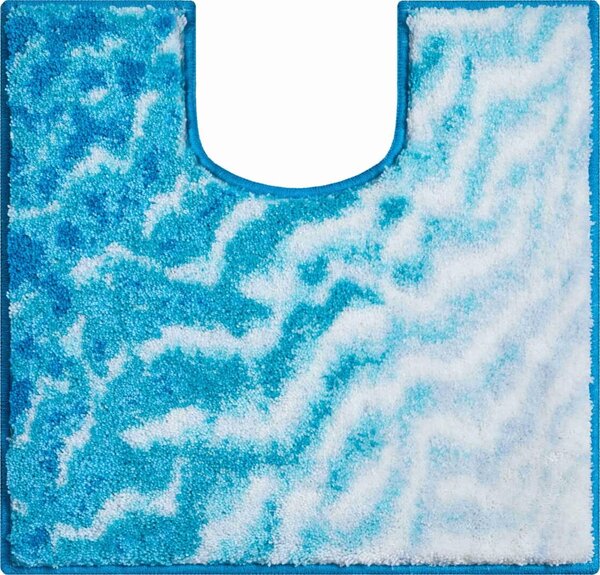 GRUND WC rohož s výrezom SAND modrá 55x55 cm