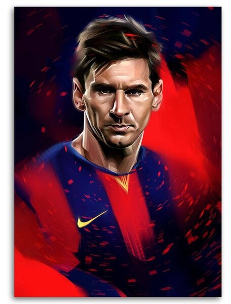 Obraz na plátne Lionel Messi - Dmitry Belov Rozmery: 40 x 60 cm