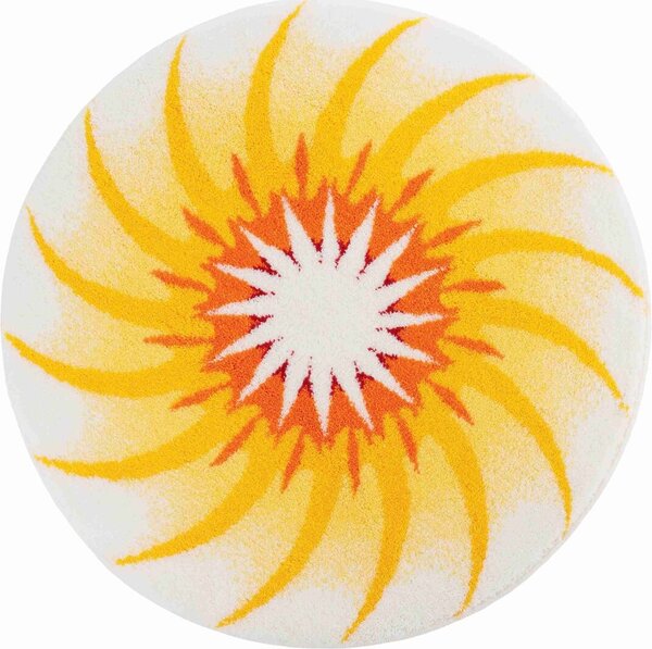 GRUND Mandala koberec PATH OF LIGHT žltá Rozmer: ø 60 cm