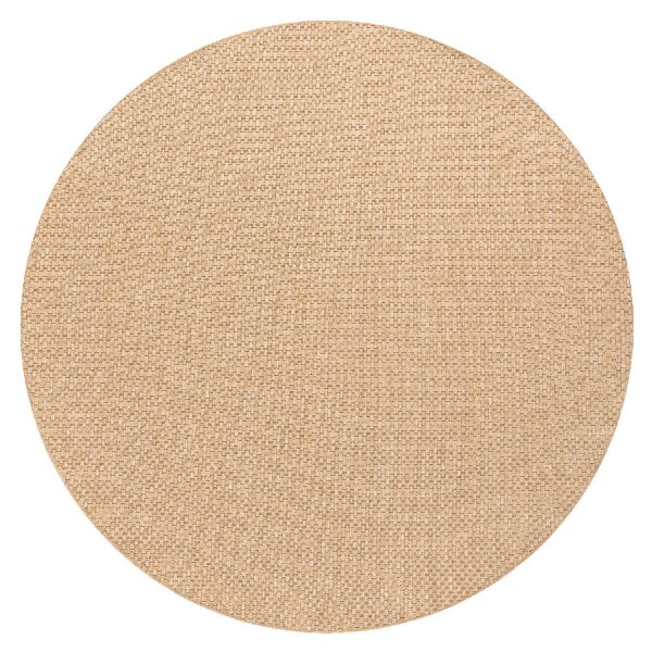 Dywany Łuszczów Kusový koberec Timo 6272 Dark beige kruh - na von aj na doma - 120x120 (priemer) kruh cm