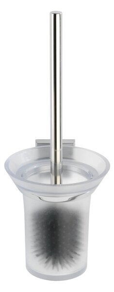 WENKO WC kefa BEZ VŔTANIA PowerLoc LACENO lesklý kov 37x14x16 cm