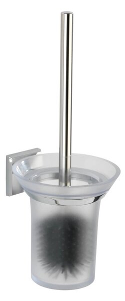 WENKO WC kefa BEZ VŔTANIA PowerLoc LACENO lesklý kov 37x14x16 cm
