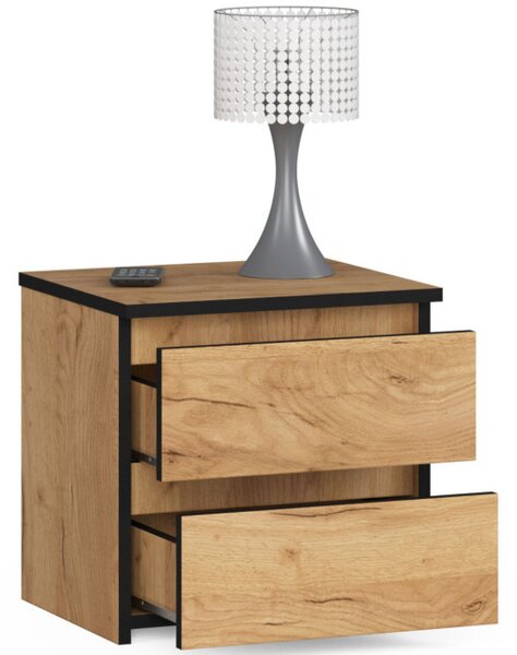 Nočný stolík CL2 2SZ CLP dub craft