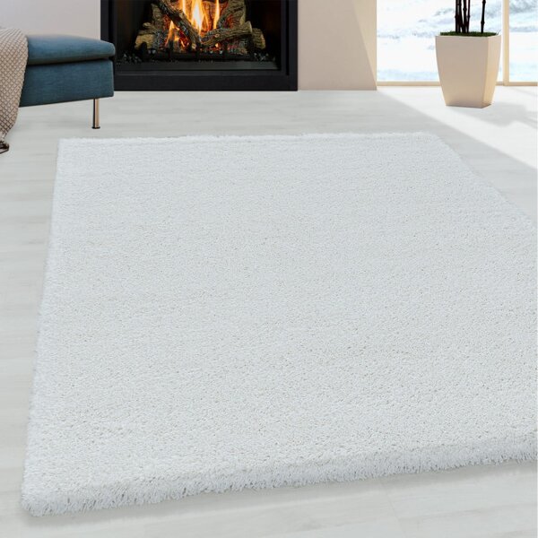Koberec Fluffy Super Soft biely