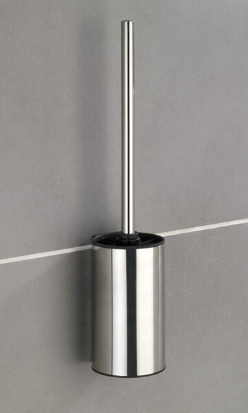 WENKO WC kefa BEZ TURBLE TurboLoc DETROIT lesklý kov 40x9x9 cm