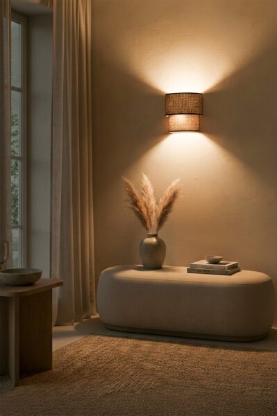 Brilagi - LED Nástenné svietidlo BOHO ECO 1xE27/10W/230V hnedé