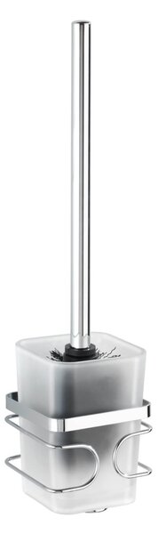 WENKO WC kefa BEZ VŔTANIA Premium lesklý kov 38x9x10 cm