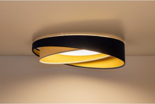 LED stropné svietidlo GALAXY MODERN LED/24W/230V pr. 55 cm modrá/biela/zlatá