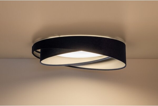 LED stropné svietidlo GALAXY MODERN LED/24W/230V pr. 55 cm modrá/strieborná