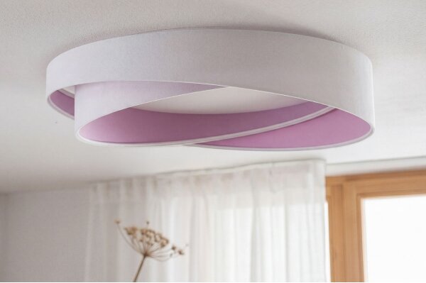 LED Stropné svietidlo GALAXY MODERN LED/24W/230V pr. 55 cm biela/fialová