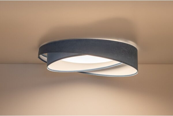 LED stropné svietidlo GALAXY MODERN LED/24W/230V pr. 55 cm modrá