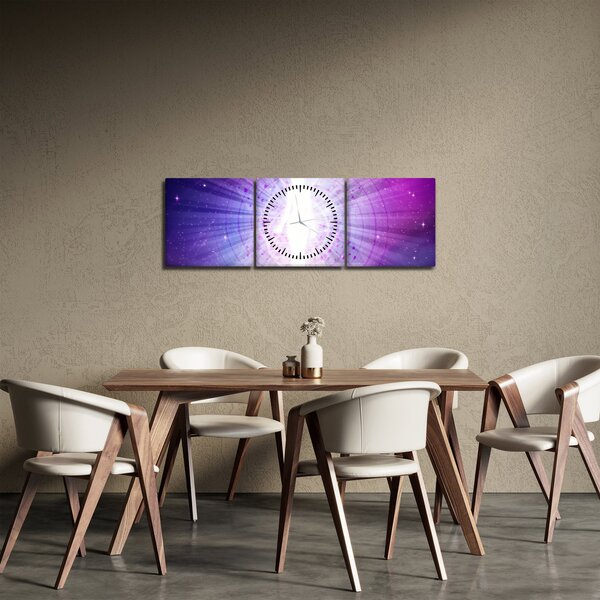 Abstraktný obraz -Žena (s hodinami) (90x30 cm)