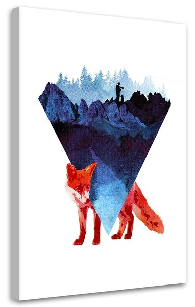 Obraz Skrytá líška - Robert Farkas Veľkosť: 40 x 60 cm, Prevedenie: Obraz na plátne