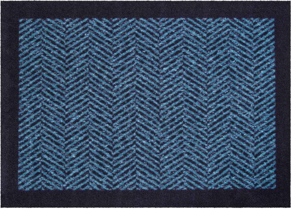 GRUND Domová rohož HERRINGBONE modrá Rozmer: 50x70 cm