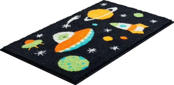 GRUND Kúpeľňová predložka LITTLE MARTIAN čierna Rozmer: 60x90 cm