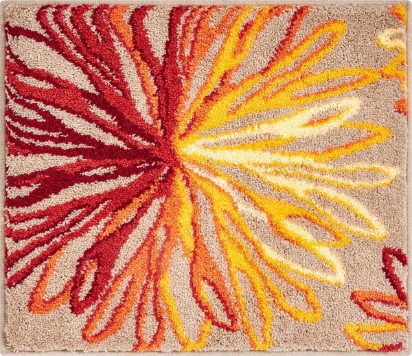 GRUND Kúpeľňový koberček ART oranžovo-béžový Rozmer: 50x60 cm