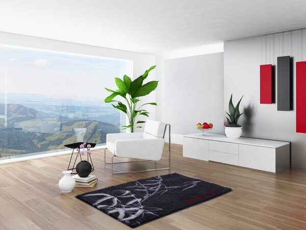 GRUND Kúpeľňový koberec Colani 23 antracit Rozmer: 60x100 cm