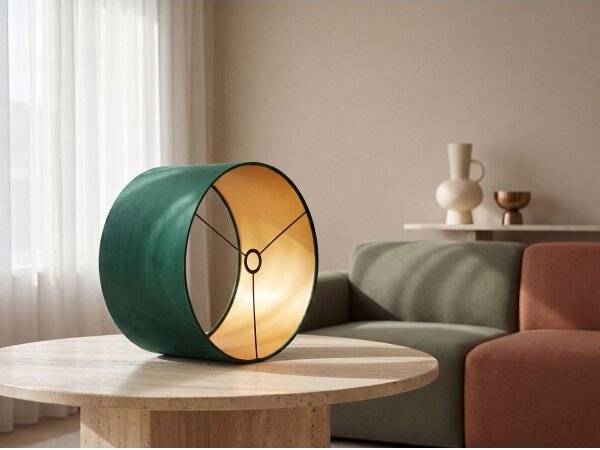 Tienidlo univerzálne STANDART E27 pr. 45 cm zelená/zlatá
