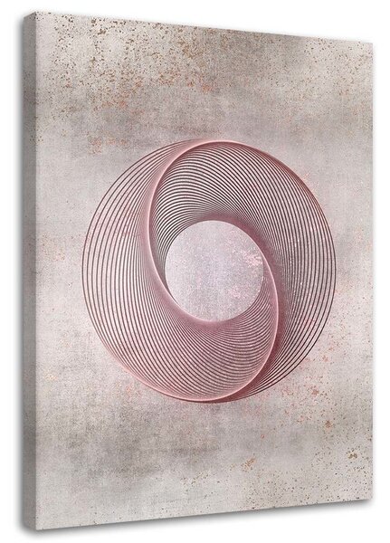Obraz na plátne Ružový kruh - Andrea Haase Rozmery: 40 x 60 cm