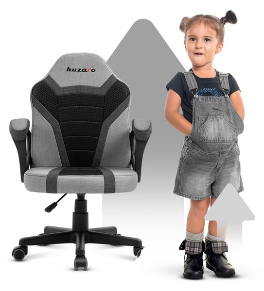 Detská herná stolička Ranger - 1.0 sivá mesh