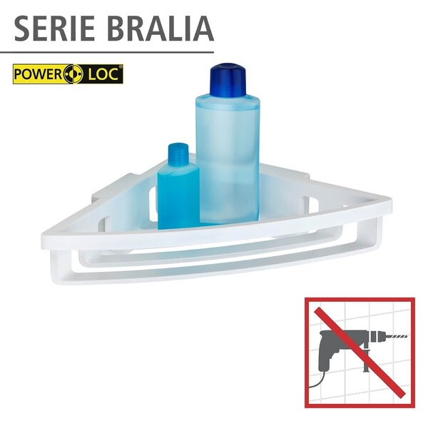 WENKO PowerLoc BRALIA biela 9x35x20 cm