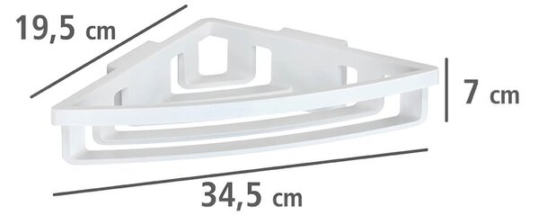 WENKO PowerLoc BRALIA biela 9x35x20 cm