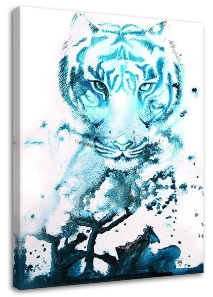 Obraz Maľovaný tiger - Marta Horodniczy Veľkosť: 40 x 60 cm, Prevedenie: Obraz na plátne