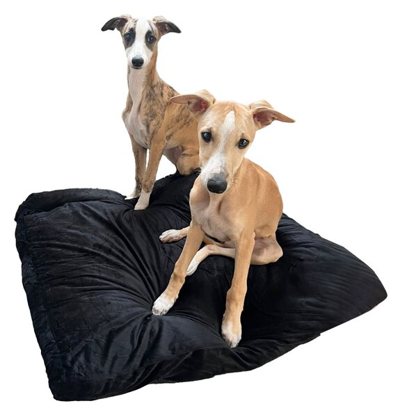 Mäkký vankúš pre psa ROYAL PET 75x60 cm, čierny