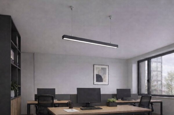 Brilagi - LED závesné svietidlo FULLDAY LED/10/15/20W/230V 2700/4000/6000K 60cm čierna