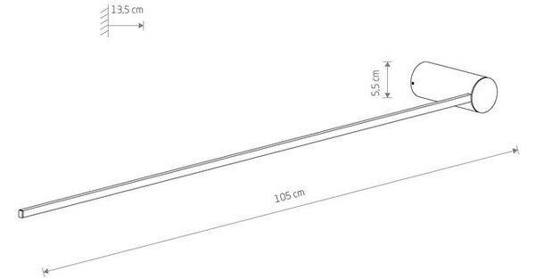 Nástenné svietidlo Nowodvorski ARM LED L 10367