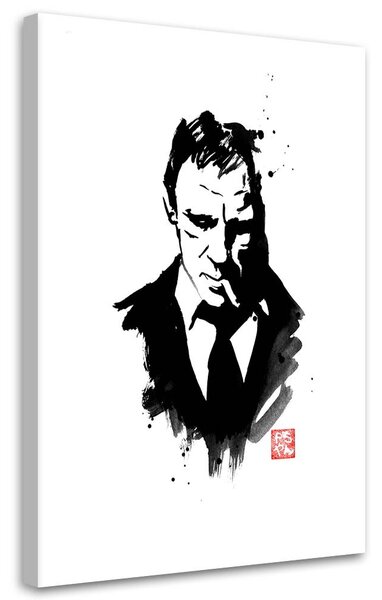 Obraz na plátne James Bond Daniel Craig - Péchane Rozmery: 40 x 60 cm