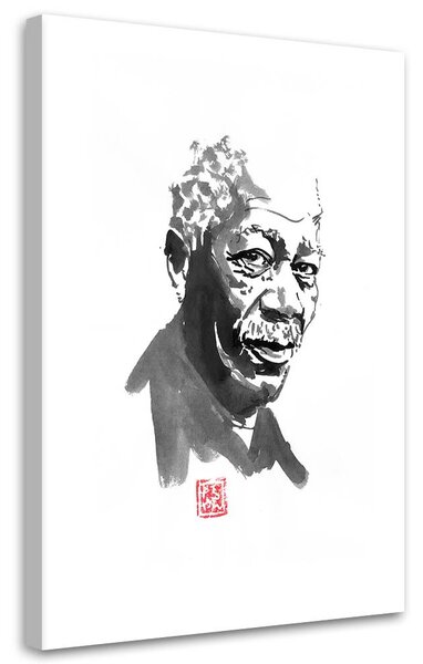 Obraz na plátne Morgan Freeman - Péchane Rozmery: 40 x 60 cm