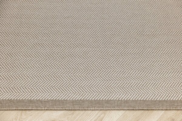 Šnúrkový obojstranný behúň Brussels 205681/10610 Linen krémový / béžový